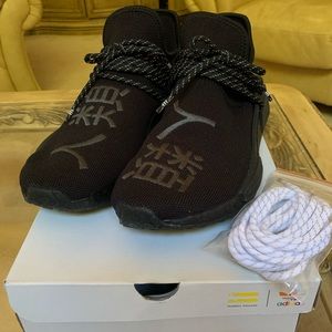 Adidas human race black size 9.5